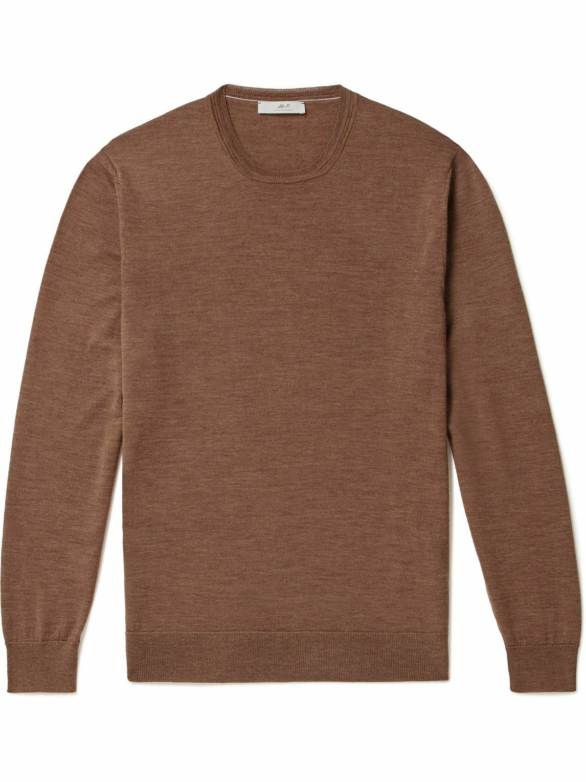 Mr P. - Merino Wool Sweater - Brown Mr P.
