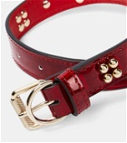 Christian Louboutin - Loubicollar S embellished leather dog collar