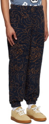 Kenzo Navy Kenzo Paris Star Tiger Sweatpants
