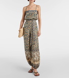 Loro Piana Hede printed silk jumpsuit