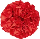Maryam Nassir Zadeh Red Carnation Scrunchie