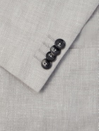 Zegna - Wool, Linen and Silk-Blend Suit Jacket - Gray
