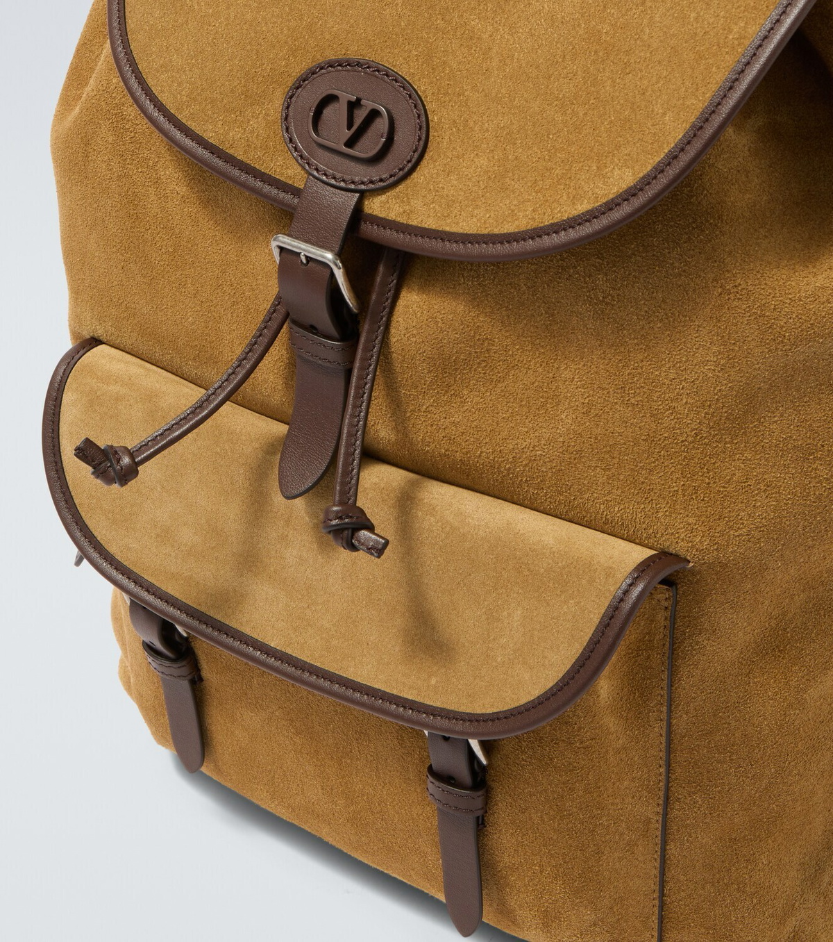 Valentino Garavani VLogo suede backpack
