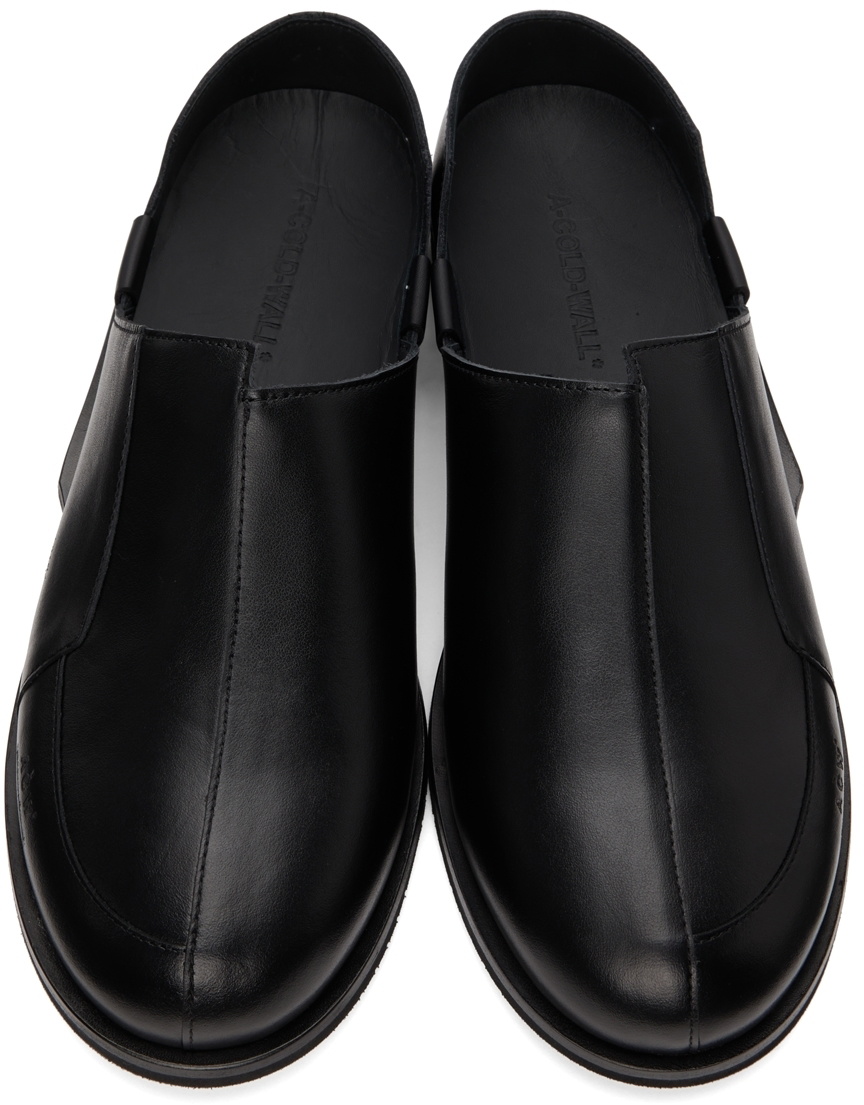 A-COLD-WALL* Black Geometric Loafers A-Cold-Wall*