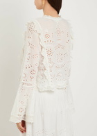 Loveshackfancy Hawthorne Embroidered Cotton top White