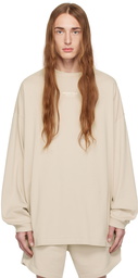 Fear of God ESSENTIALS Taupe Crewneck Long Sleeve T-Shirt