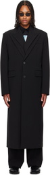 Jean Paul Gaultier Black Double Layer Coat
