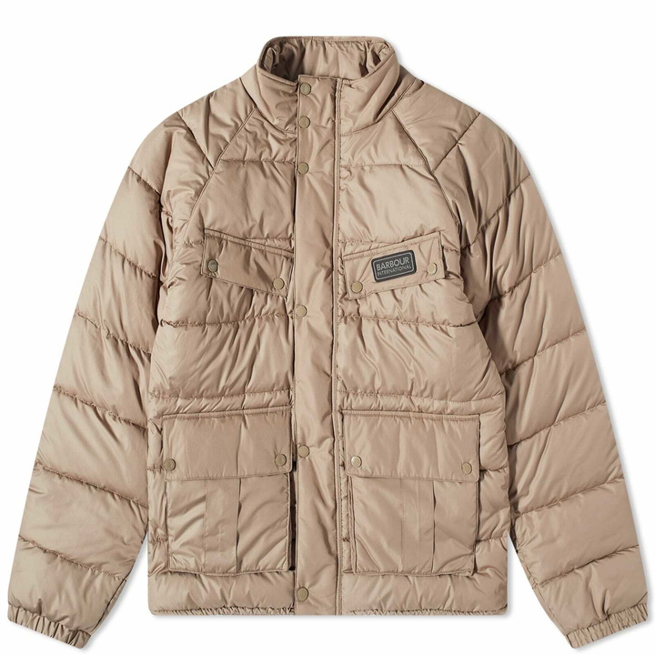 Photo: Barbour Men's International Terrance Quilt Jacket in Timberwolf