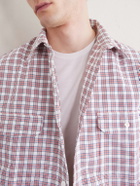 Willy Chavarria - SS Corcoran Checked Woven Shirt - Red