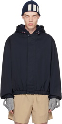 Thom Browne Navy Hooded Jacket