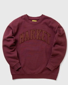 Market Market Vintage Wash Crewneck Red - Mens - Sweatshirts
