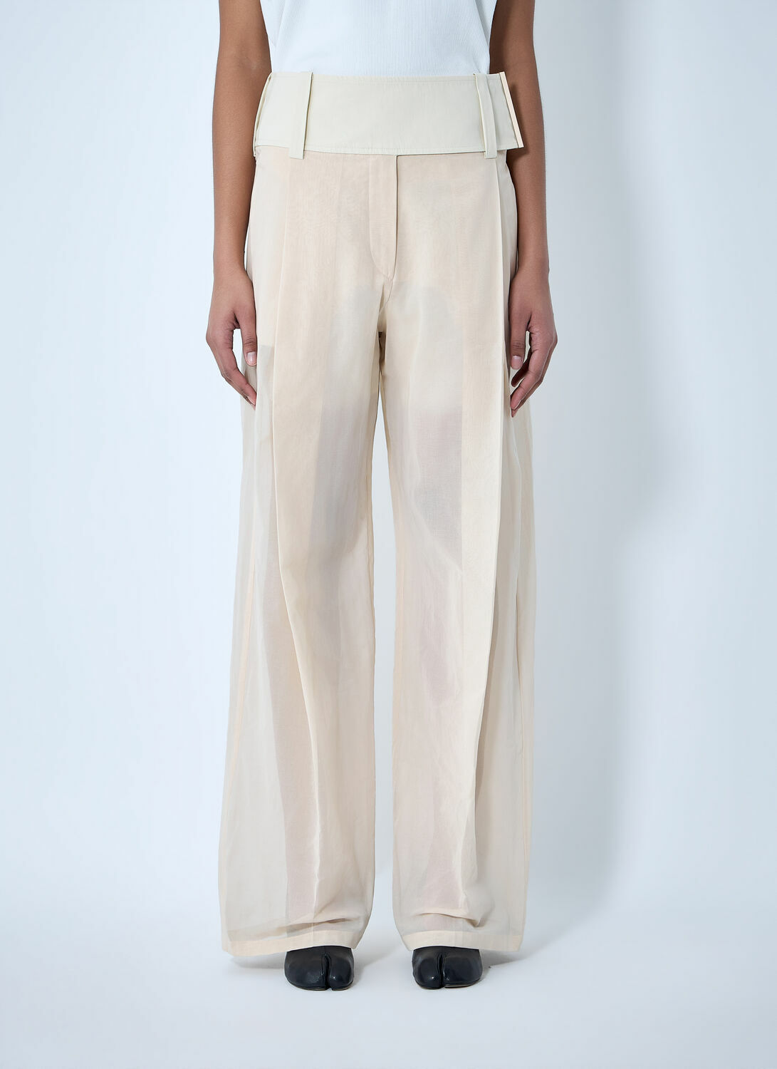 Sportmax High Waist Wide-Leg Trousers