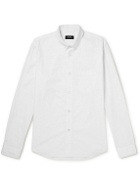 A.P.C. - Richie Slim-Fit Button-Down Collar Cotton-Poplin Shirt - White