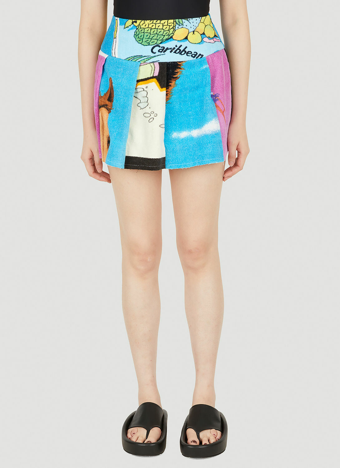 Rave Review Riana Patchwork Mini Skirt