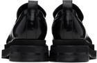 Simone Rocha Black Heart Toe Platform Loafers