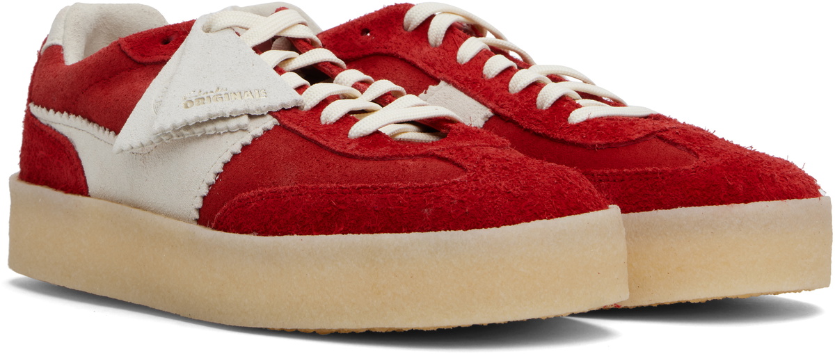 【関税込み】Clarks Originals レッド Tor 80 スニーカー Clarks Originals Red Tor 80 Sneakers Clarks Originals