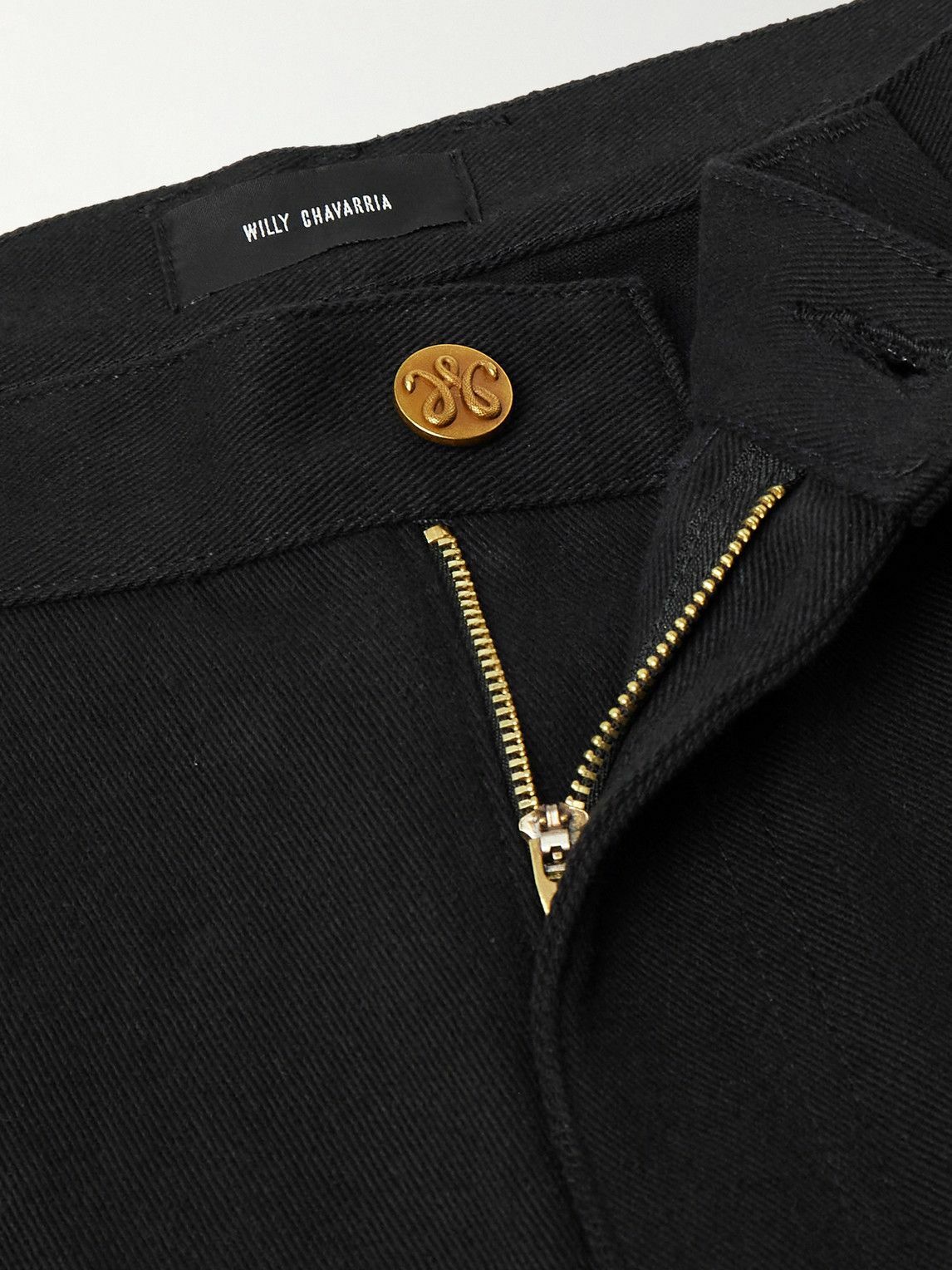 Willy Chavarria - Bad Boy Wide-Leg Jeans - Black