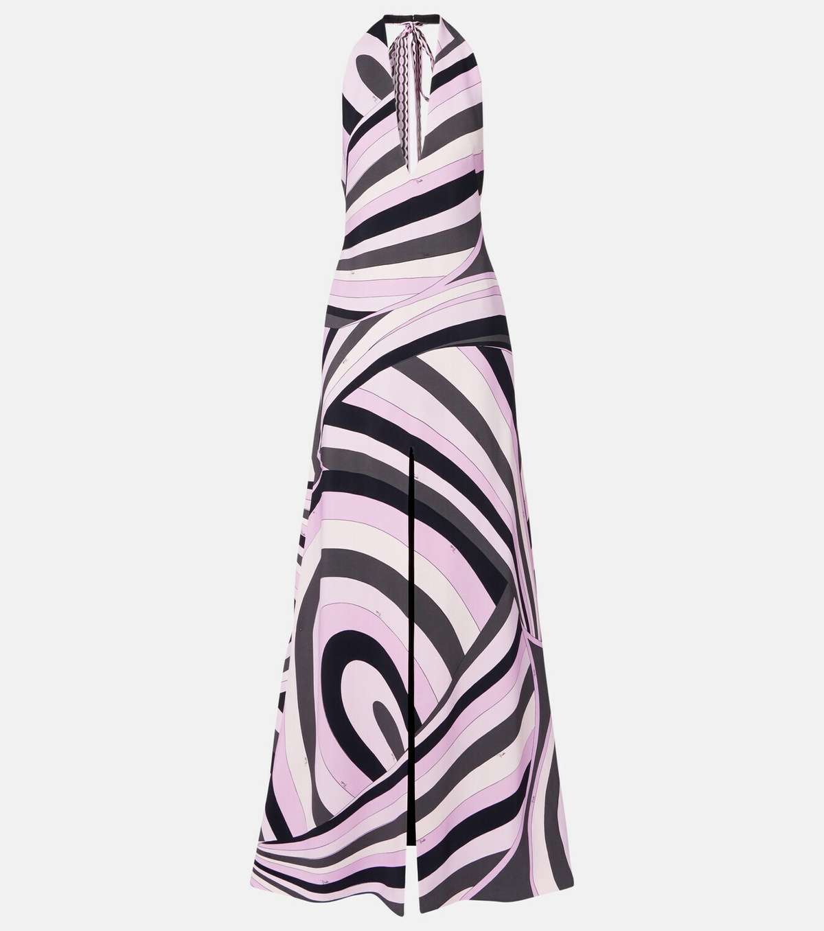Pucci Iride halterneck satin gown