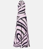 Pucci Iride halterneck satin gown