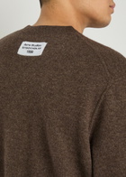 Acne Studios Cashmere-blend Jumper Brown