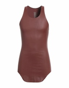 Rick Owens Mens Tank top Rust