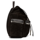 AMIRI Black Suede Rucksack Backpack
