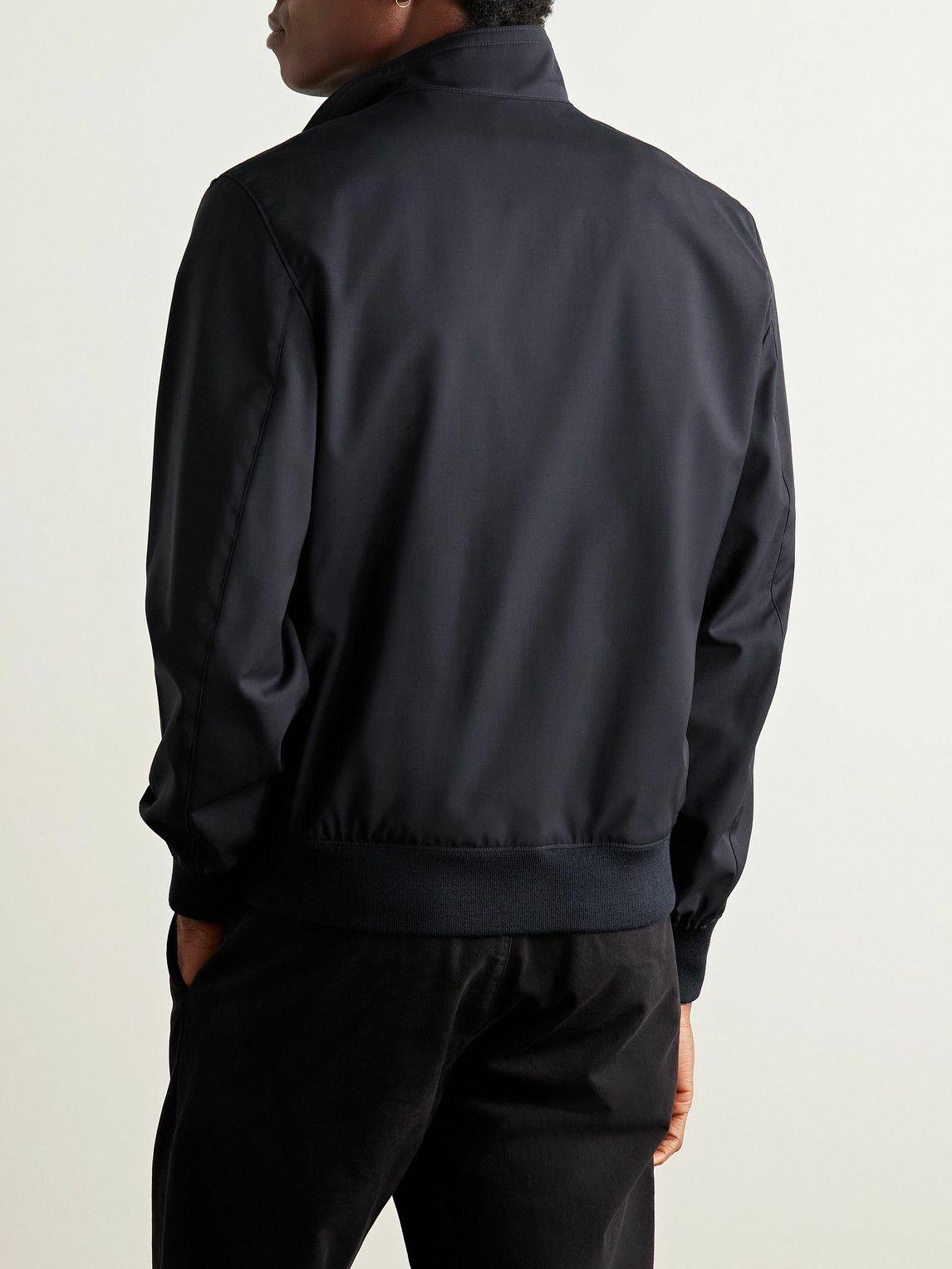 Orlebar Brown - Alvaro Merino Wool Jacket - Blue