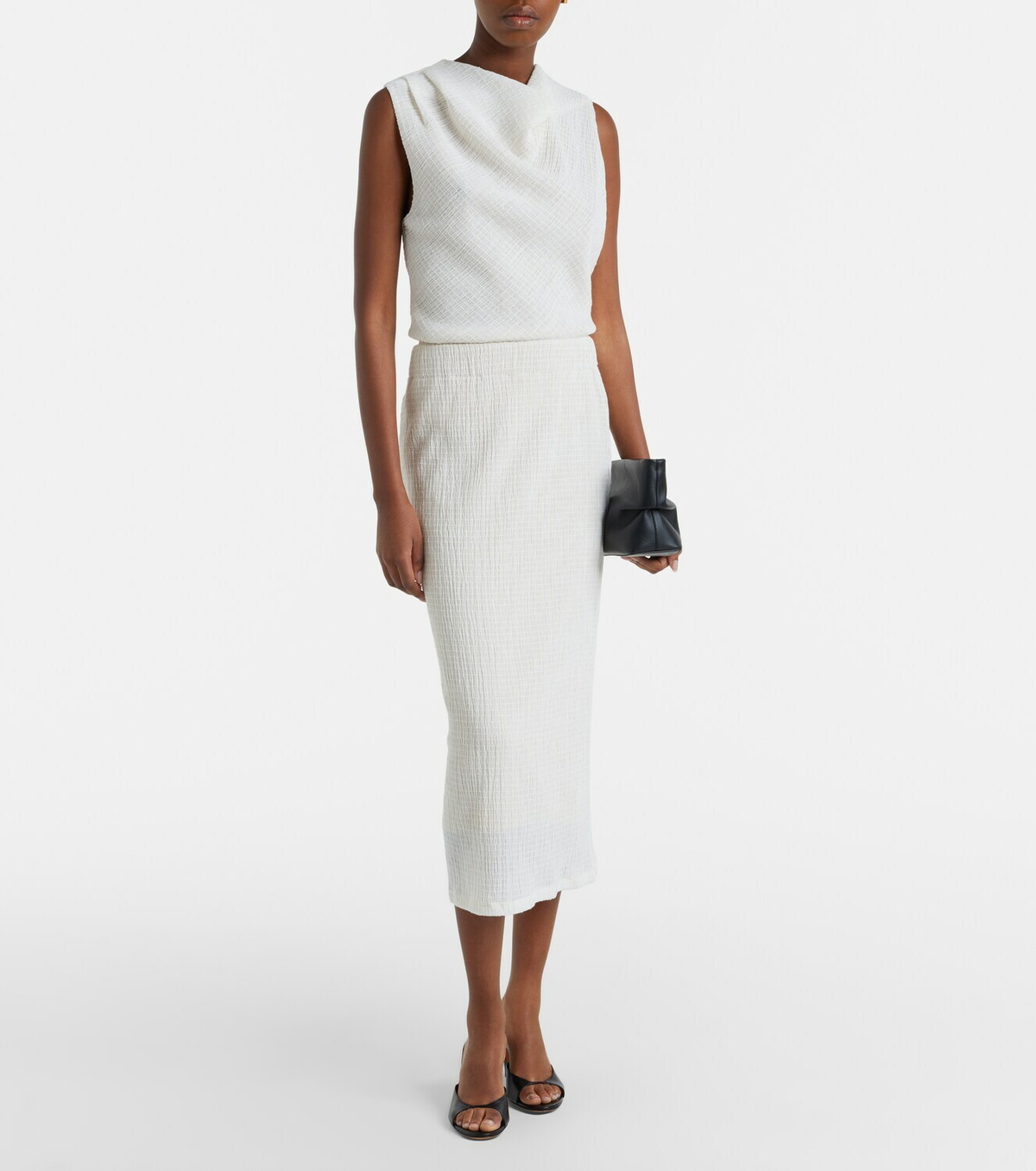 Vince Knitted pencil skirt
