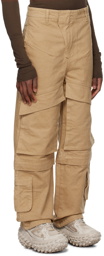 Entire Studios Beige Hard Cargo Pants