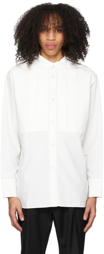 Photo: CCP White Pleated Shirt