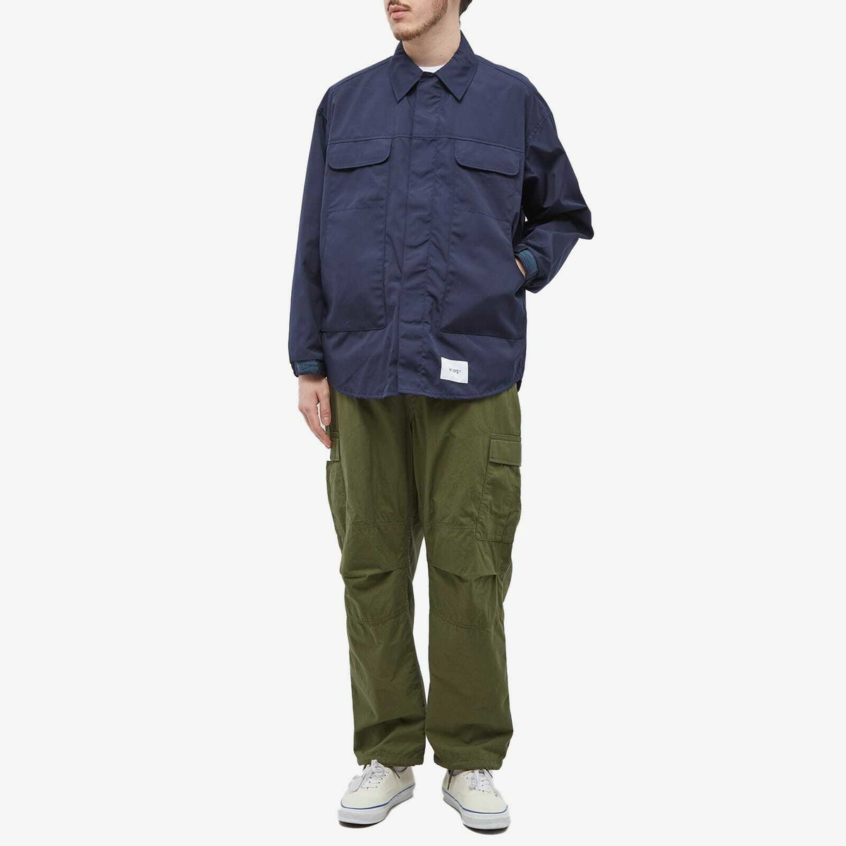 WTAPS Men's Vert Shirt Jacket in Navy WTAPS