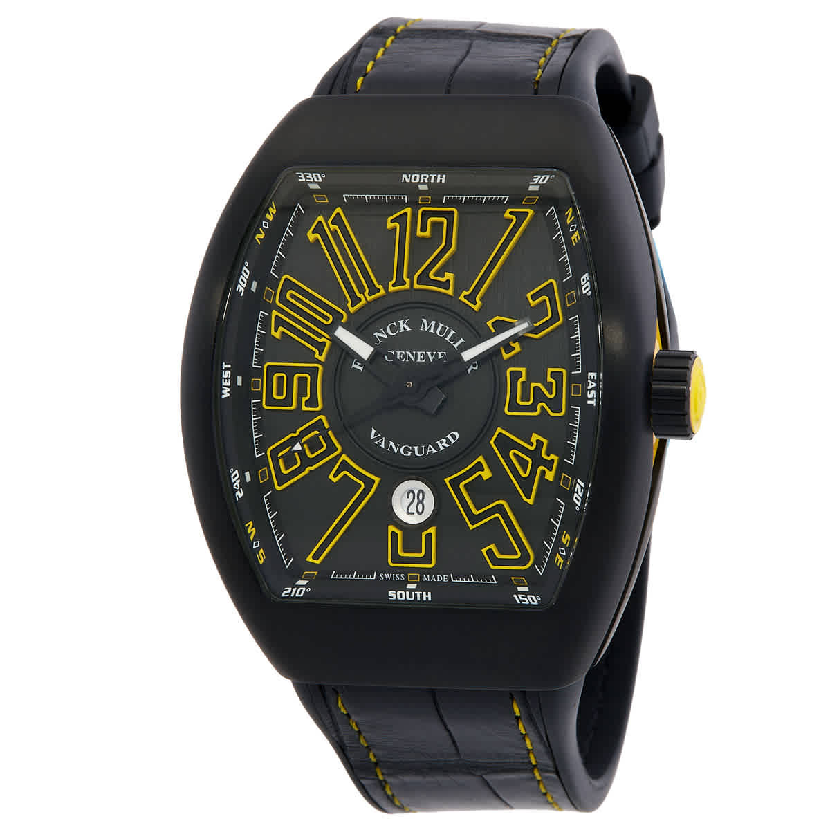 Franck Muller Vanguard Automatic Black Dial Mens Watch V45SCDTTTNRBRJA(NRNRJA)