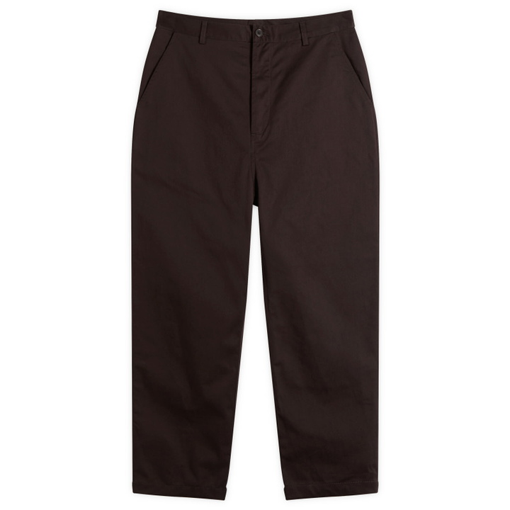 Photo: Universal Works Men's Twill Military Chino in Brown