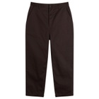 Universal Works Men's Twill Military Chino in Brown