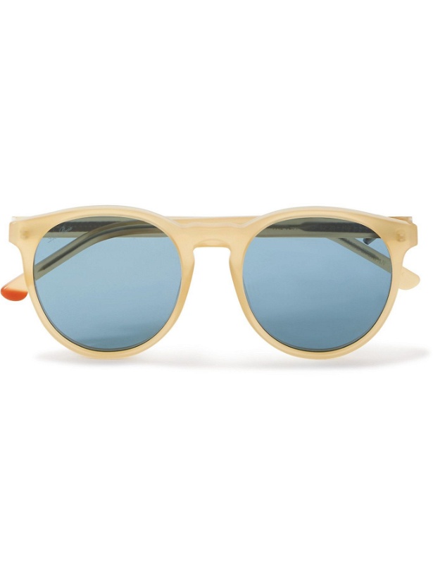 Photo: Loro Piana - Maremma 52 Round-Frame Acetate Sunglasses