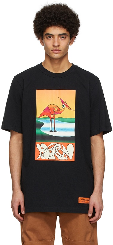 Photo: Heron Preston Black Cotton T-Shirt