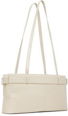OSOI Off-White Shoulder Brocle Bag