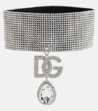 Dolce&Gabbana Logo crystal-embellished choker