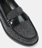 Clergerie Roy embellished leather loafers