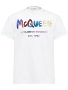 ALEXANDER MCQUEEN - Graffiti Organic Cotton T-shirt