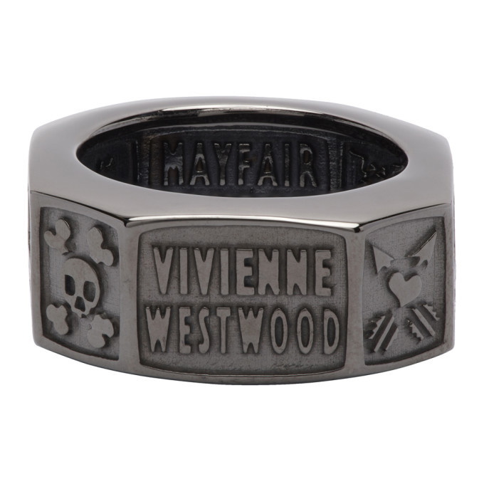 Photo: Vivienne Westwood Gunmetal Samos Ring
