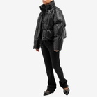 Shoreditch Ski Club Women's Dissco Puffer Jacket in Black