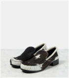 Acne Studios Calf hair leather loafers