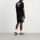 Umbro Men's x WOEI Logo T-Shirt in Black/Pink