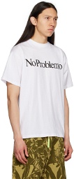 Aries White 'No Problemo' T-Shirt