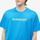 Burberry Men's Harriston Logo T-Shirt in Vivid Blue