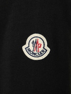 MONCLER - Logo Patch Cotton Crewneck Sweatshirt