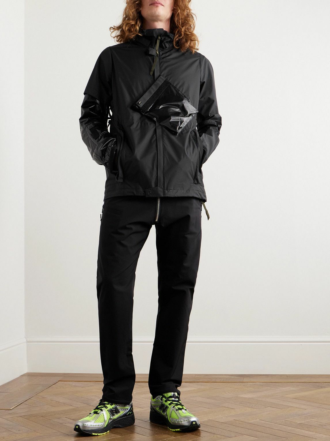 ACRONYM - J36-WS Spiked GORE-TEX WINDSTOPPER® and Shell Hooded Jacket -  Black