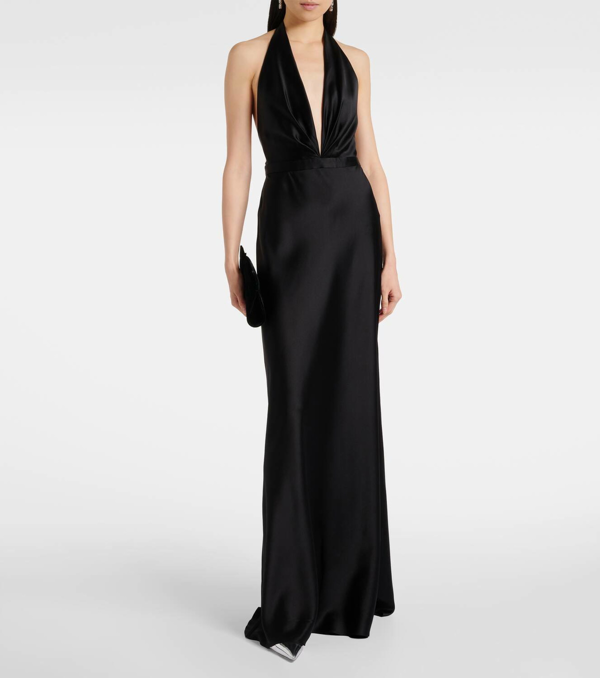 Nili Lotan Essy silk charmeuse gown Nili Lotan