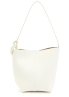 JW Anderson The Jwa Corner Small Leather Bucket bag - White - One Size